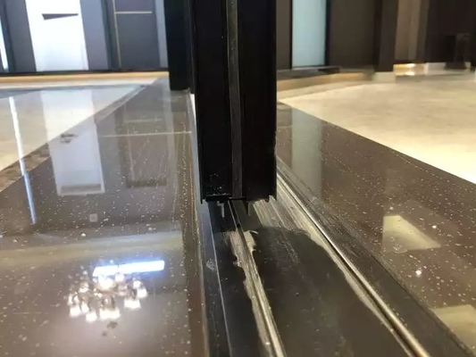 現代緩和されたガラス ドア、防水滑走アルミニウム フレームのドア
