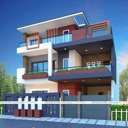 モダンなデザインの軽い鉄骨フレームは家の2階建ての贅沢なプレハブの別荘を組立て式に作った