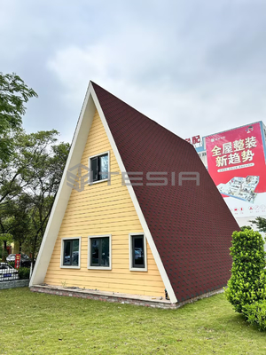 軽い鋼鉄建物のプレハブの家の現代プレハブの別荘を取付けること容易