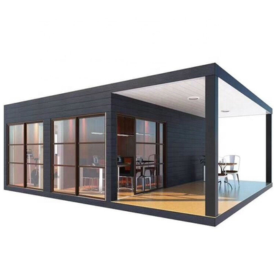 工場価格で豪華 カスタマイズ可能な色とガラス 携帯 20FT 40FT プリファブ フラットパック コンテナハウス
