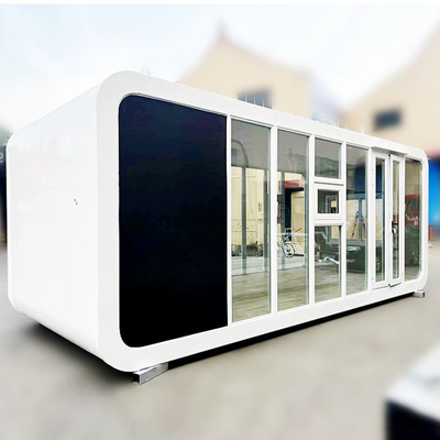 豪華 ホワイトスペース キャプセル スチールプレファブホーム アップルキャビン コンテナハウス キャンプ用