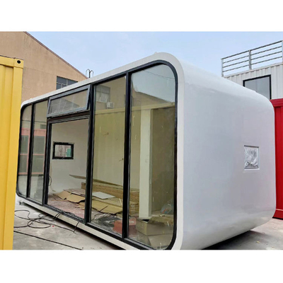 豪華 ホワイトスペース キャプセル スチールプレファブホーム アップルキャビン コンテナハウス キャンプ用