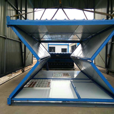 テシア 新型 持ち運び可能な鋼鉄構造 コンテナハウス 拡張可能な折りたたむコンテナ 収納