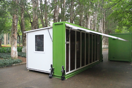 20FT 拡張可能 プリファブリック コンテナハウス 折りたたむ プリファブリック コンテナハウス
