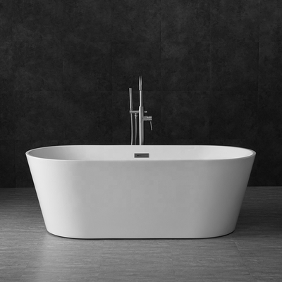 単独でOEM ODM 1700mmの支えがない浴槽の白い立場のたらい