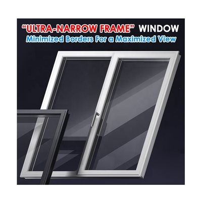 熱的にバルコニーの壊れたアルミニウム二重ガラスをはめられたWindowsの粉のコーティング