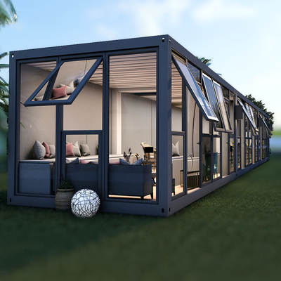 Carportの移動可能なプレハブの容器の家20ftの輸送箱の小屋