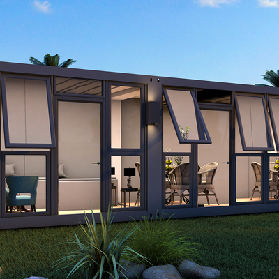Carportの移動可能なプレハブの容器の家20ftの輸送箱の小屋