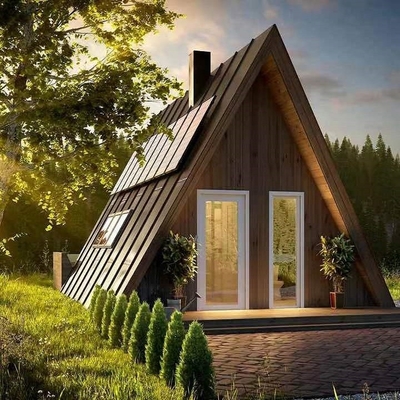 速く具体的で小さい丸太小屋の外でキットは鋼鉄Ferroセメントの家を組立て式に作った