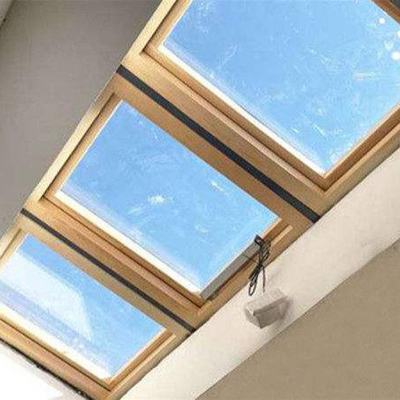 空の眺め防水アルミニウム フレームのWindowsの倍のガラス屋根の天窓Windows