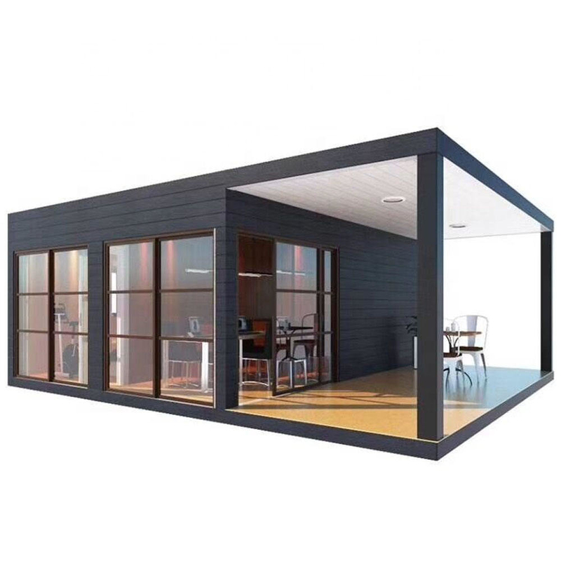 工場価格で豪華 カスタマイズ可能な色とガラス 携帯 20FT 40FT プリファブ フラットパック コンテナハウス
