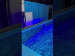 販売、既製の明るい現代容器プールの水泳のための移動式プレハブの容器のプール