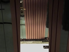 新しいモダンなメタルフラットエクステリアセキュリティスチールウッドドアトルコドア