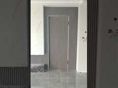 Frameless木隠された蝶番秘密HDFのドアとの内部Mdfの同じ高さの隠された見えない設計